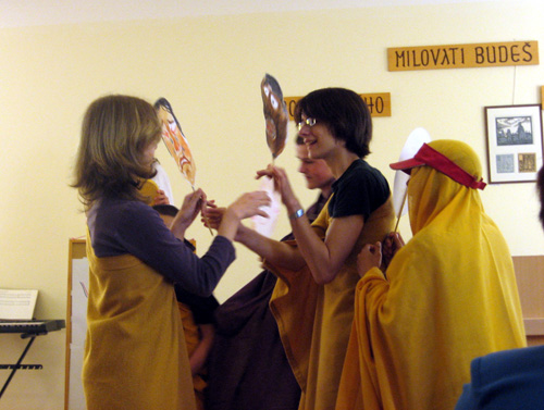 Divadelni hra podle Komenskeho Labyrintu sveta a raje srdce, 2007.